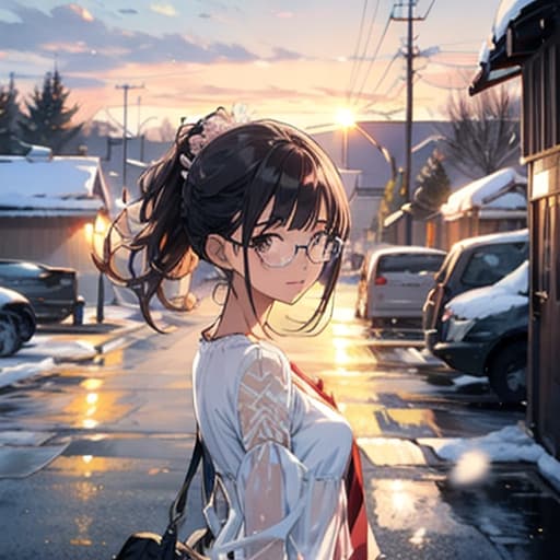 登校 | の人気AIイラスト・グラビア