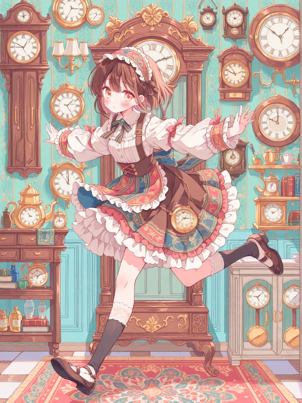 不思議な時計の館からの脱出