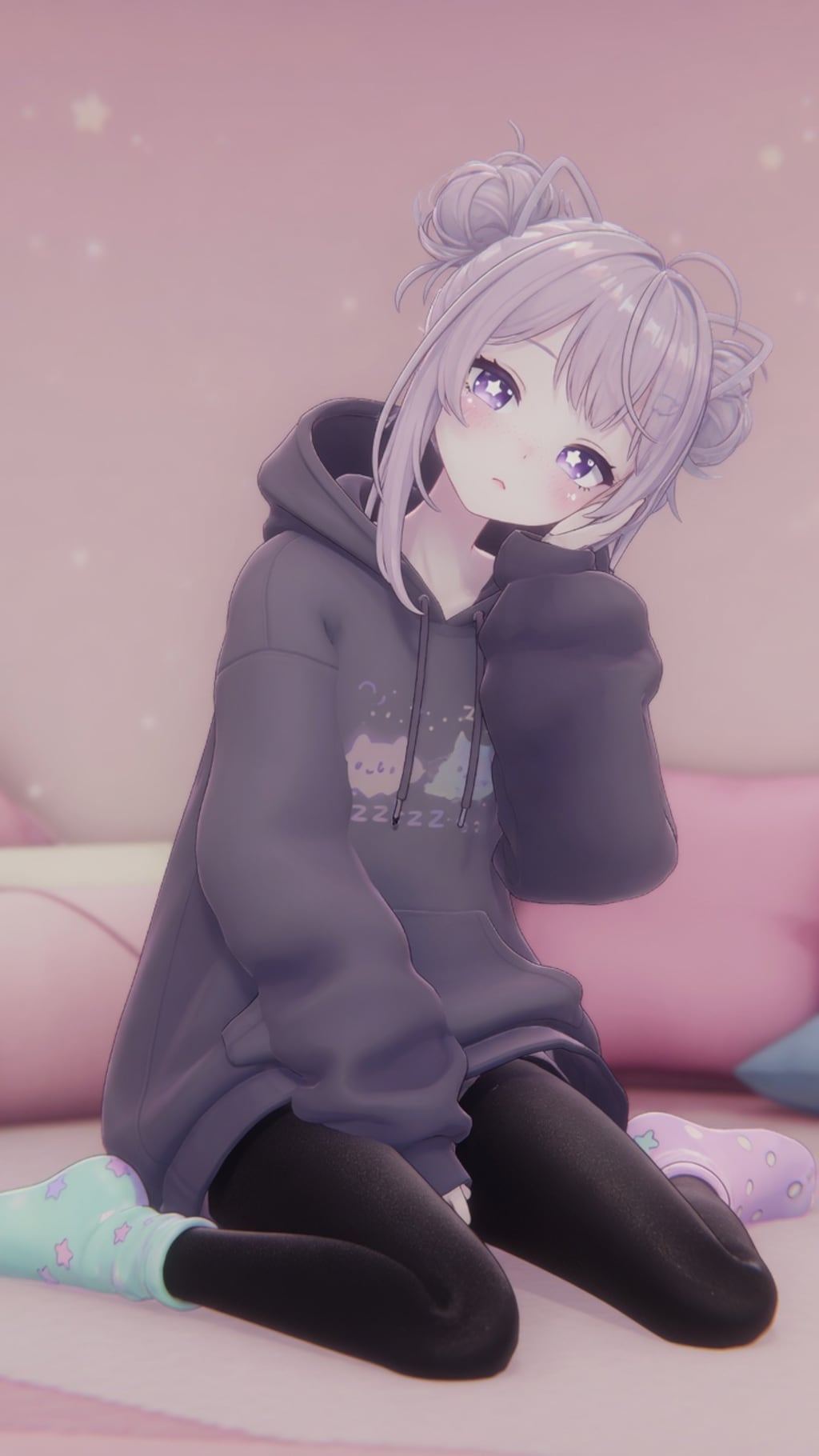 お団子ヘアも良いね！