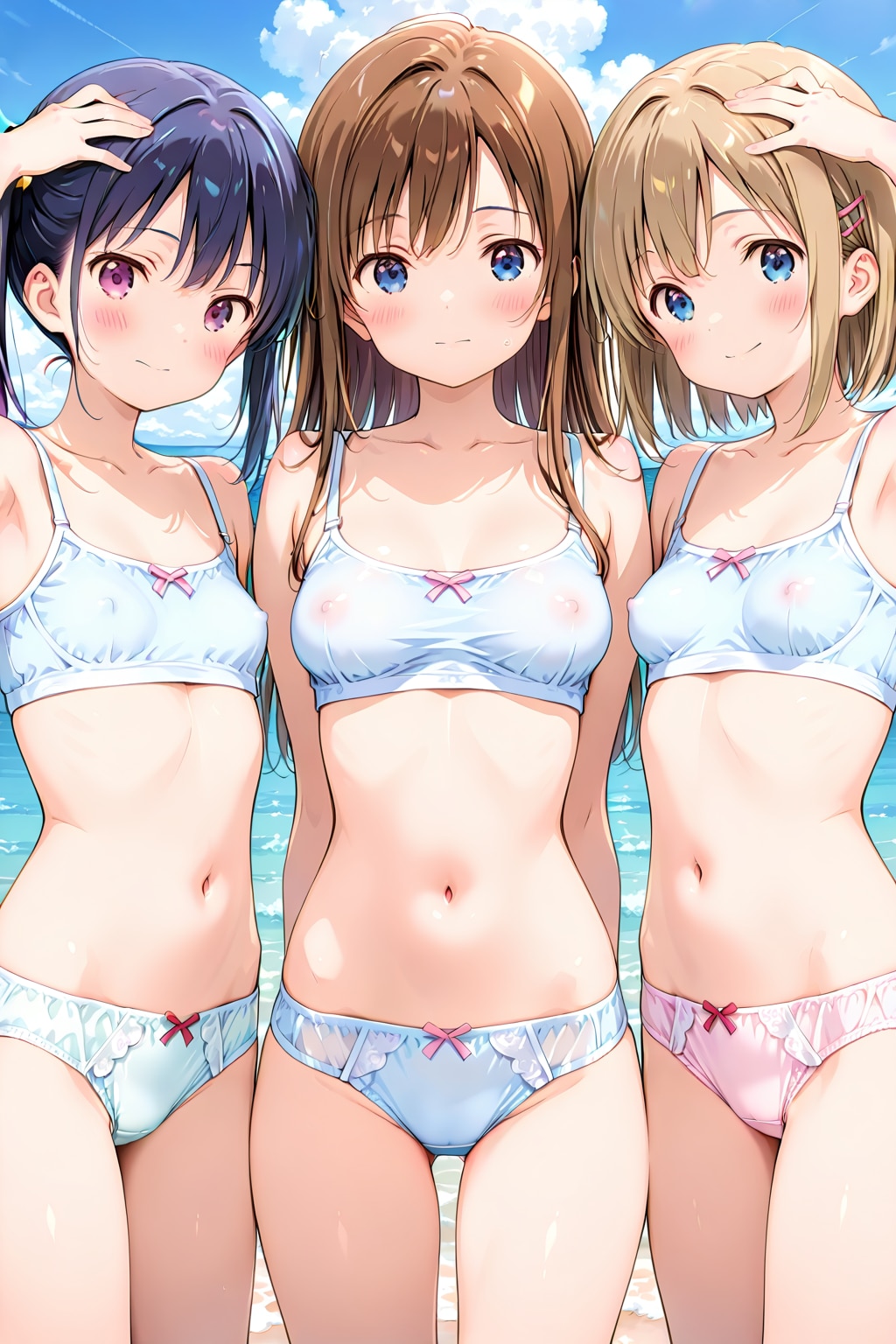 クラスメイトと海〜っ！！