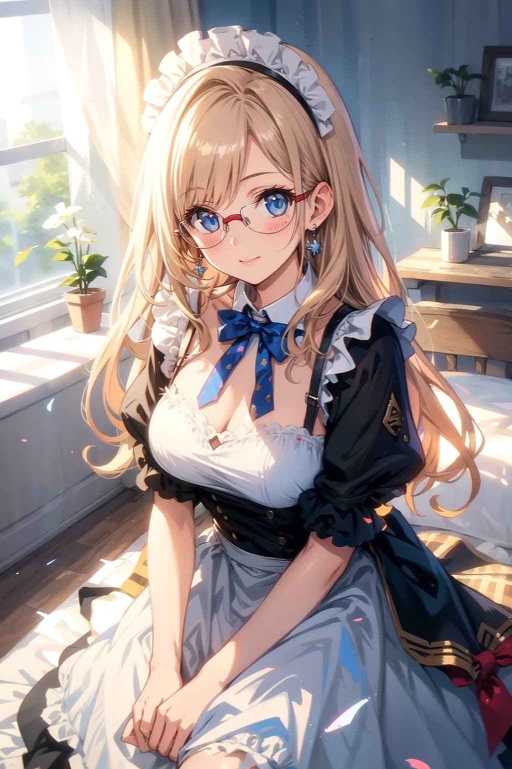 メガネ美少女メイド