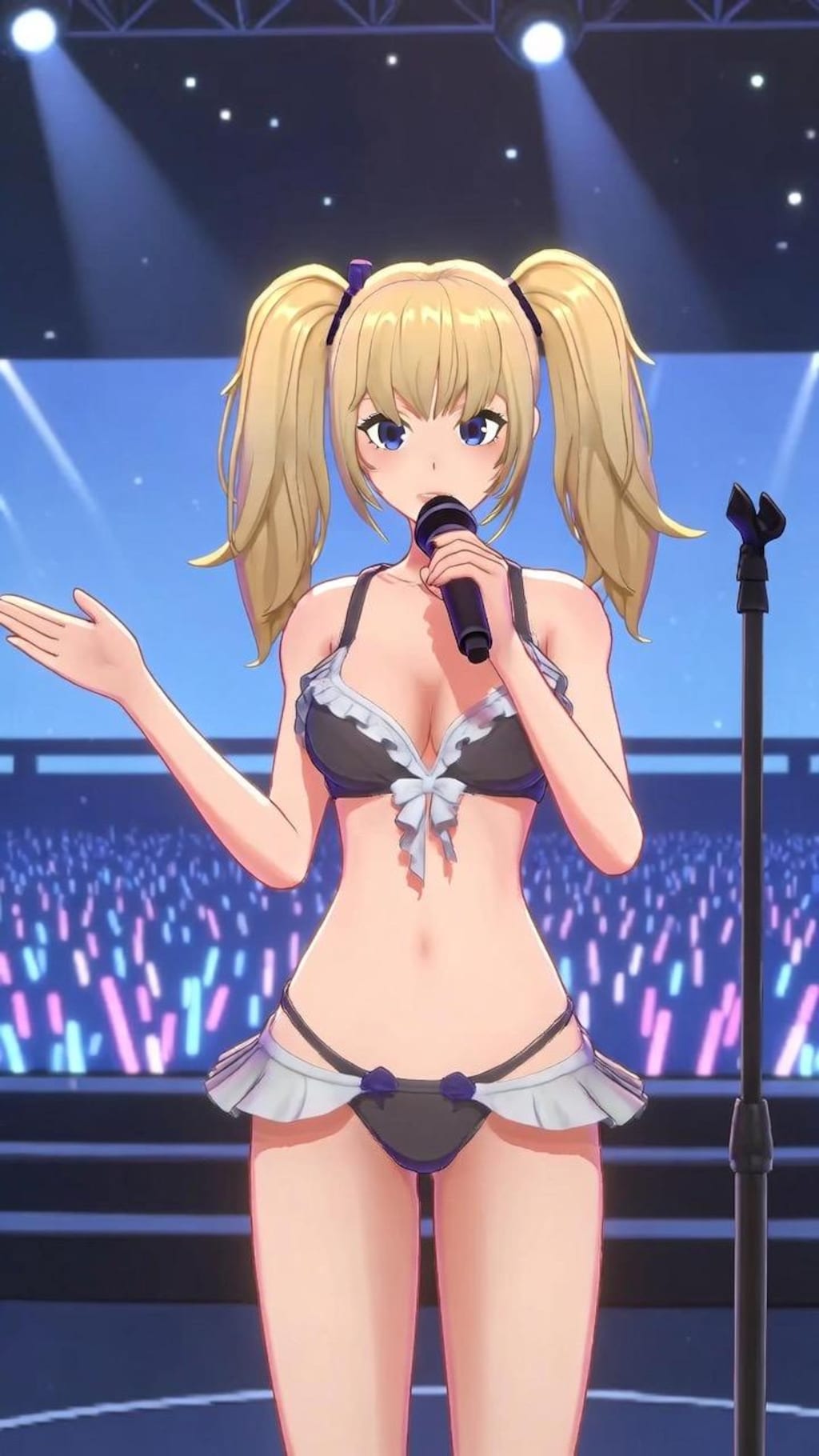 歌うアイドル