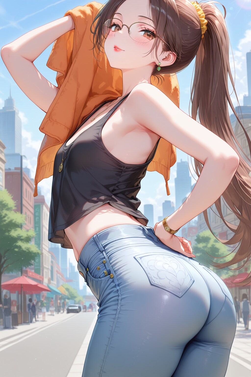 平たいお姉さん