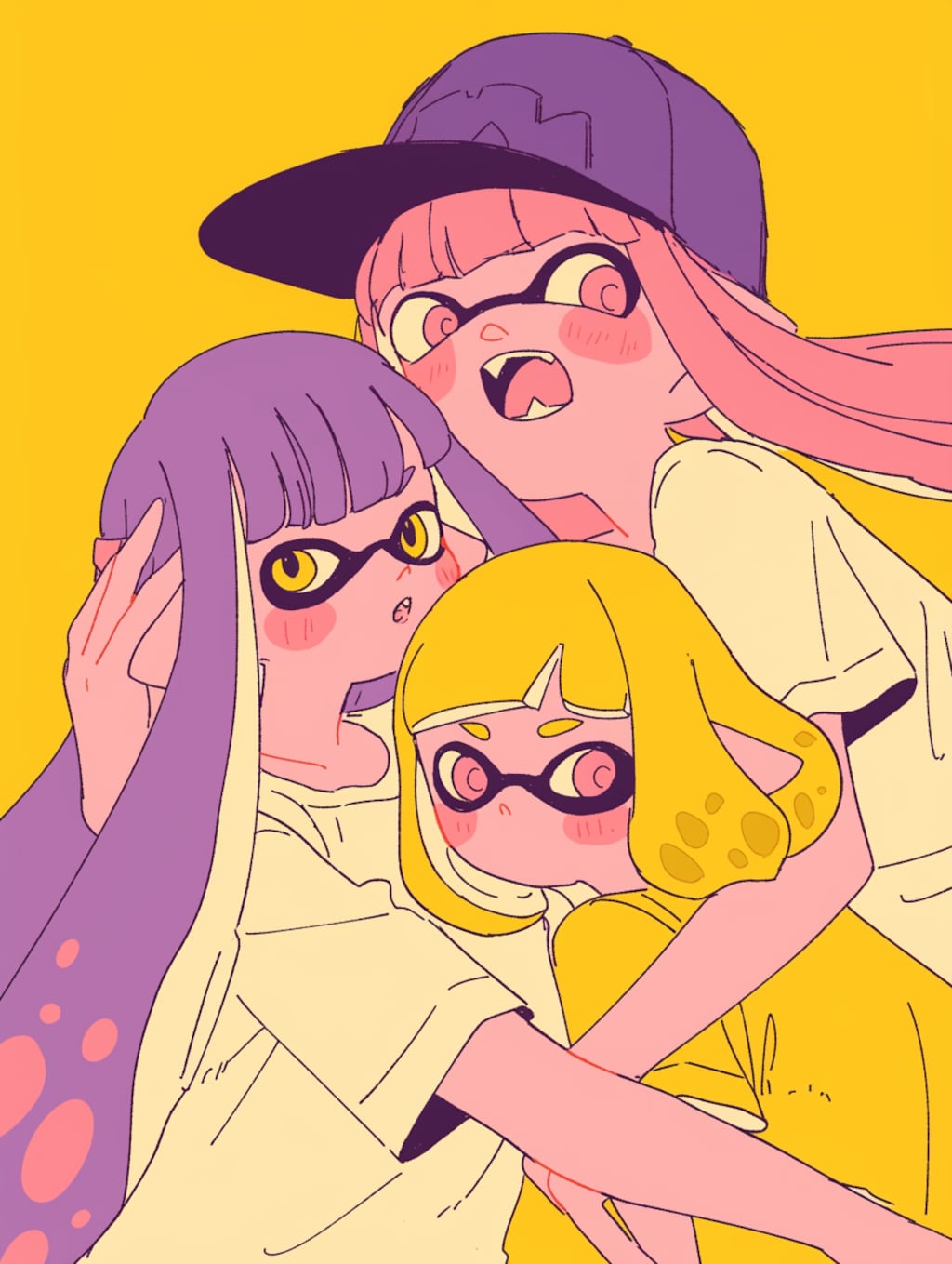 仲良しイカちゃんズ