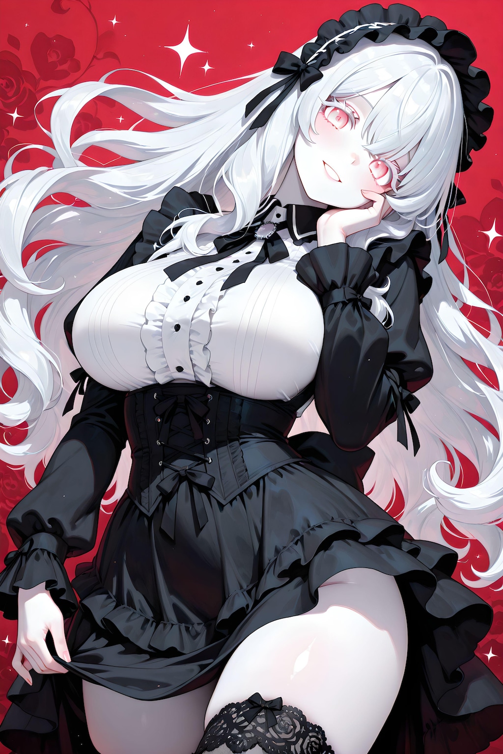 色白パッチリお姉さん