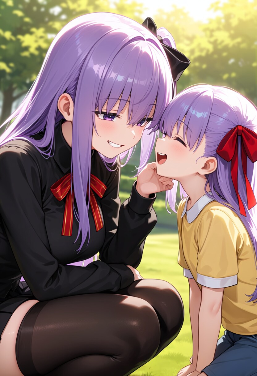 日だまりの姉妹 | の人気AIイラスト・グラビア