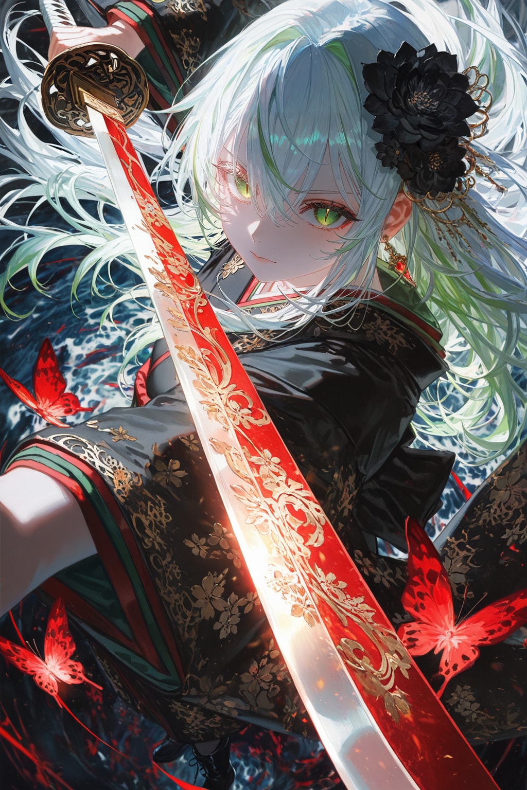 紅刀 | の人気AIイラスト・グラビア