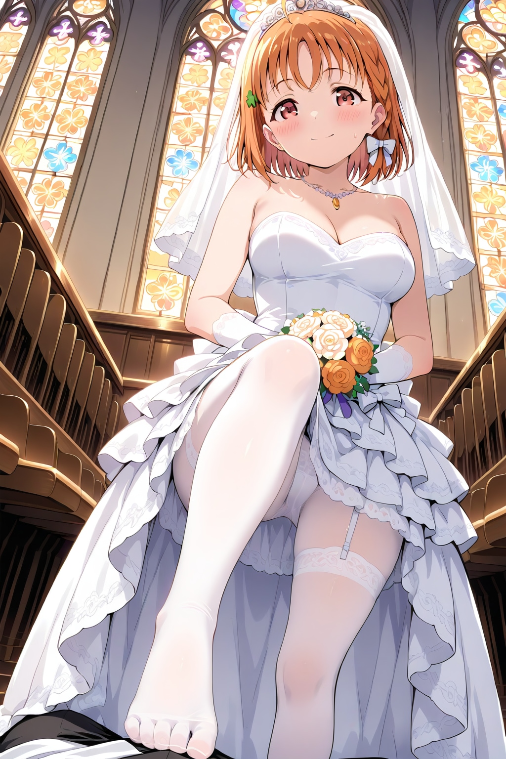 千歌ちゃんの足コキ♡