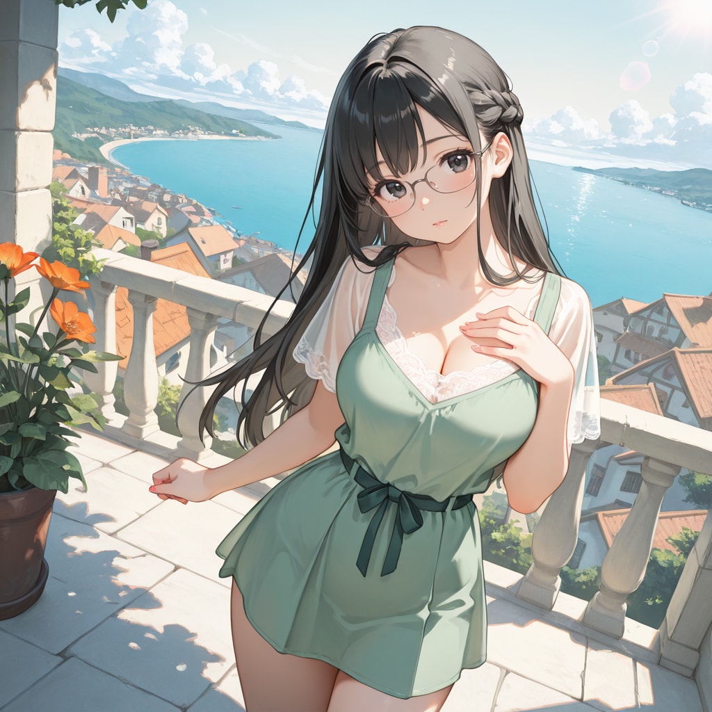 地中海の街で