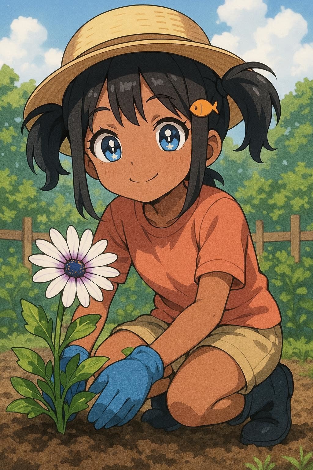 オステオスペルマムを育てるこなつちゃん