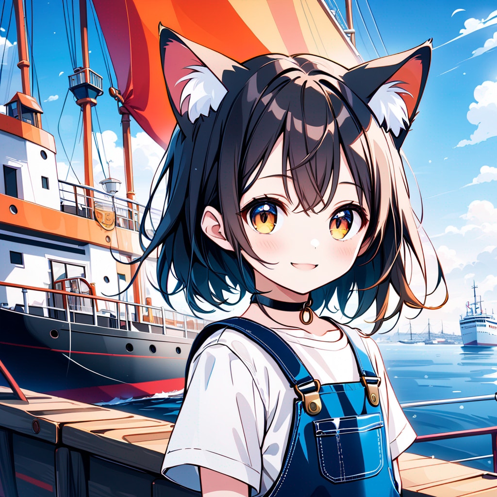 うちのねこがいちばんかわいい 40 残暑だ！海だ！編 | の人気AIイラスト・グラビア