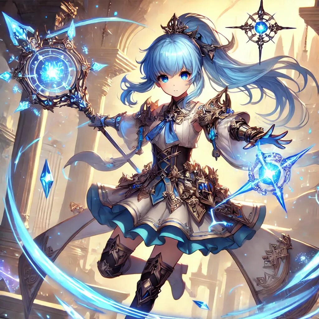 青色魔法少女