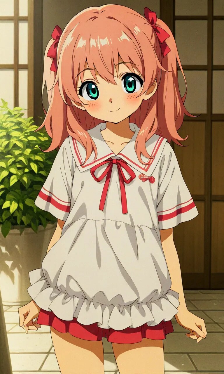 女児向けアニメキャラ、主人公イメージイラスト