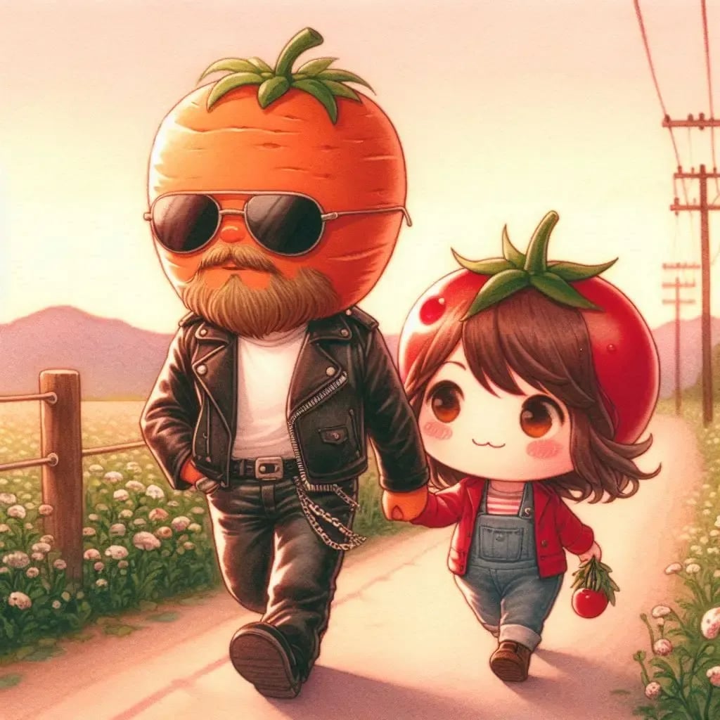 大好きなニンジンさんと