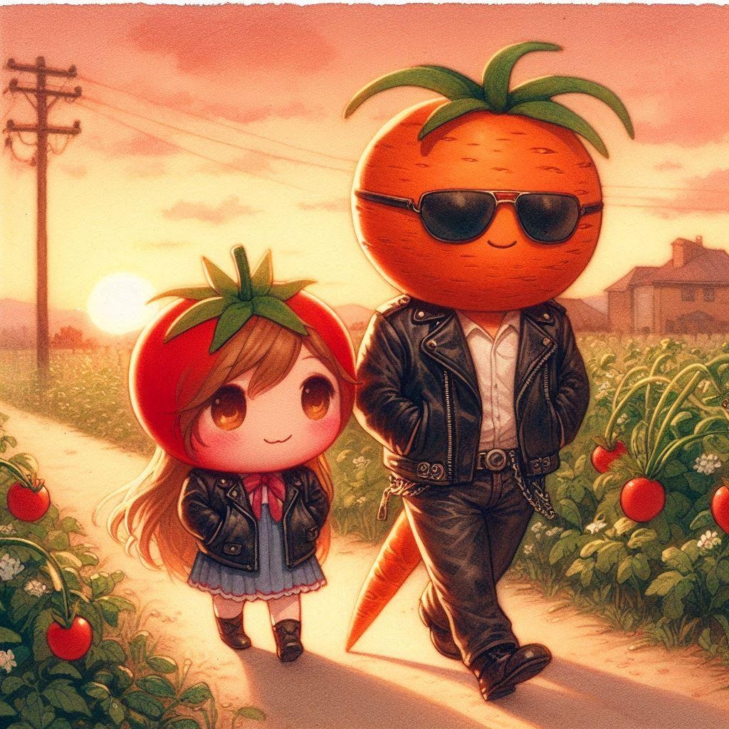 大好きなニンジンさんと