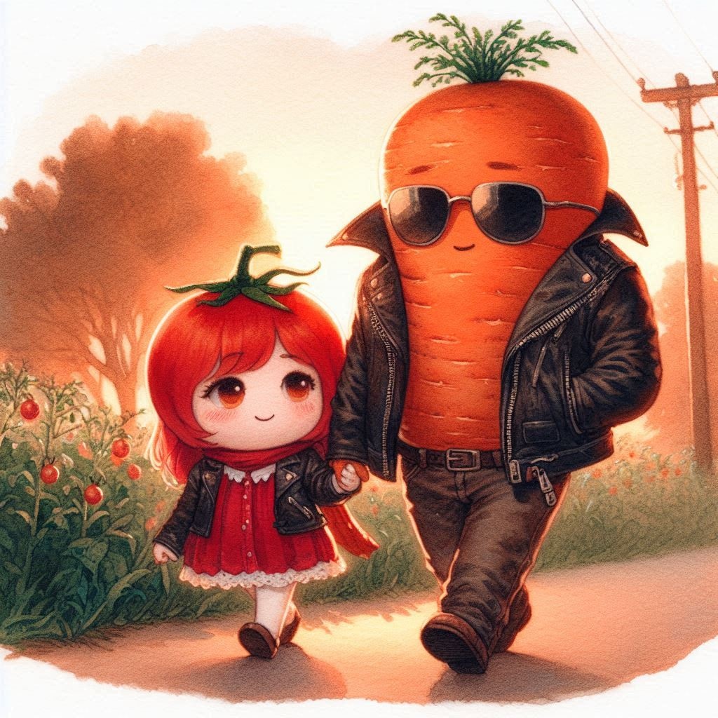 大好きなニンジンさんと