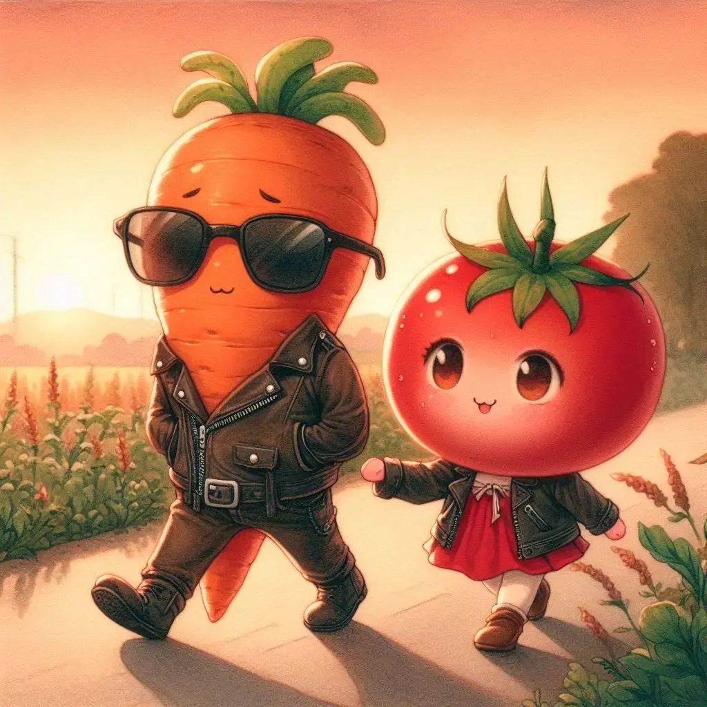 大好きなニンジンさんと