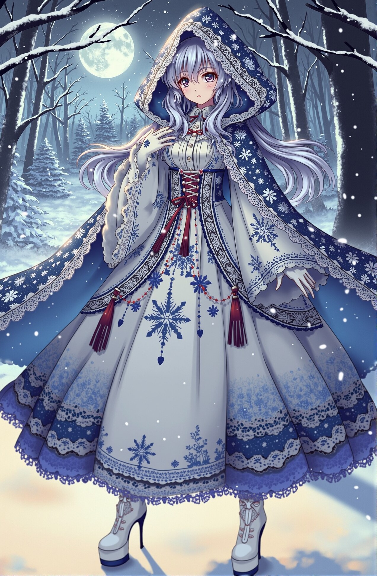 冬のプリンセス | の人気AIイラスト・グラビア