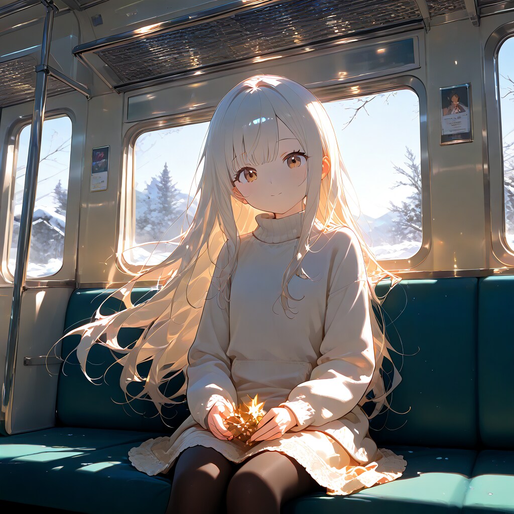 Winter Window Light / 冬窓に宿る光 | の人気AIイラスト・グラビア