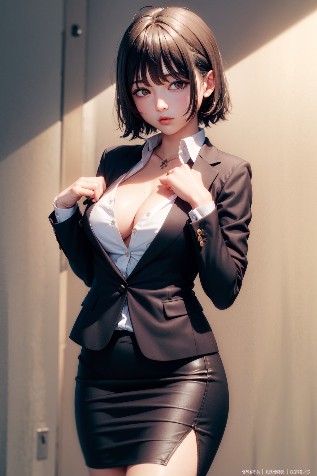 着痩せするOLさん