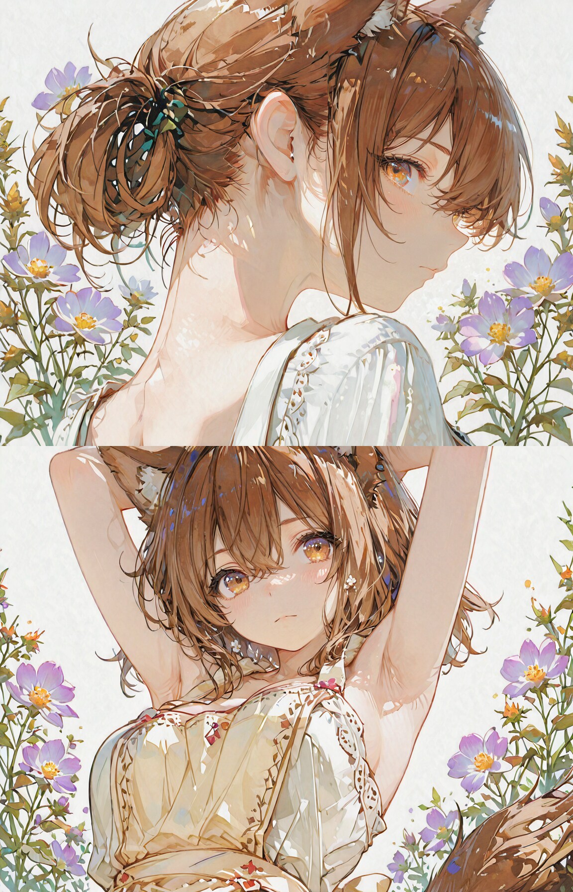 けもみみ娘 | の人気AIイラスト・グラビア