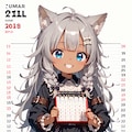 ケモミミ系アイドルカレンダー 10枚目