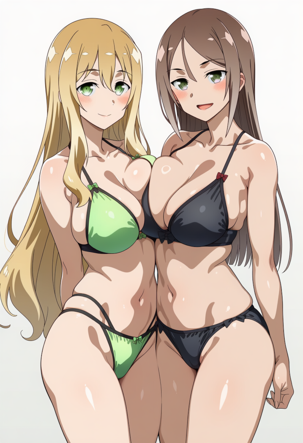 大人化した樹ちゃんと夏凜ちゃん