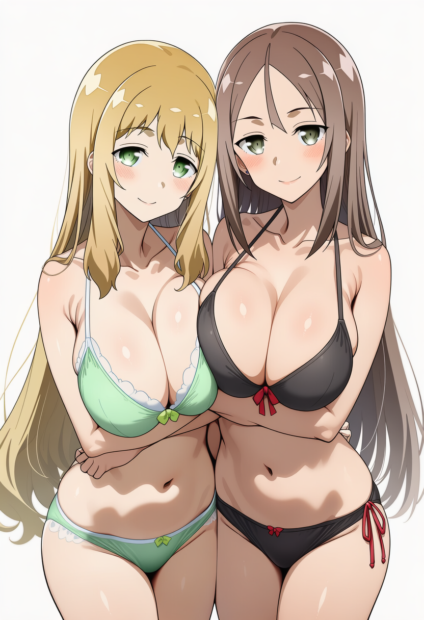 大人化した樹ちゃんと夏凜ちゃん