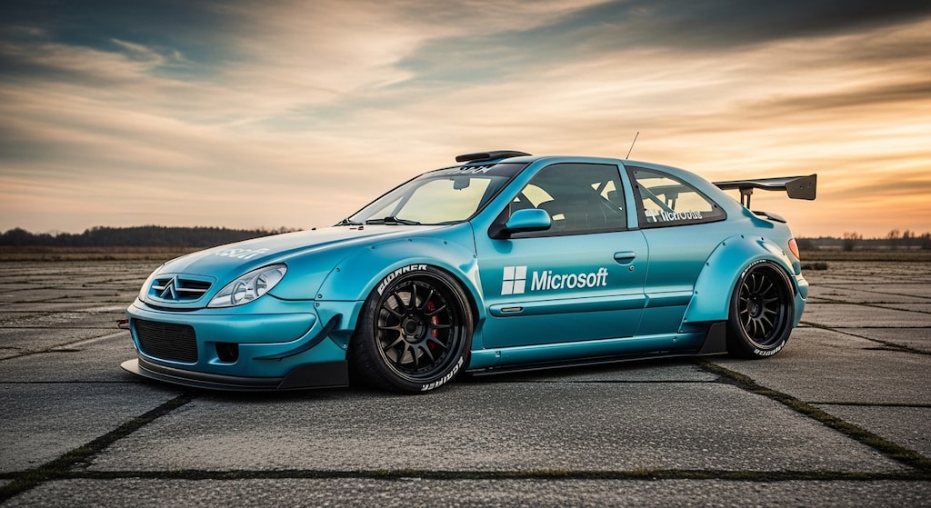 マイクロソフトクサーラのドリ車