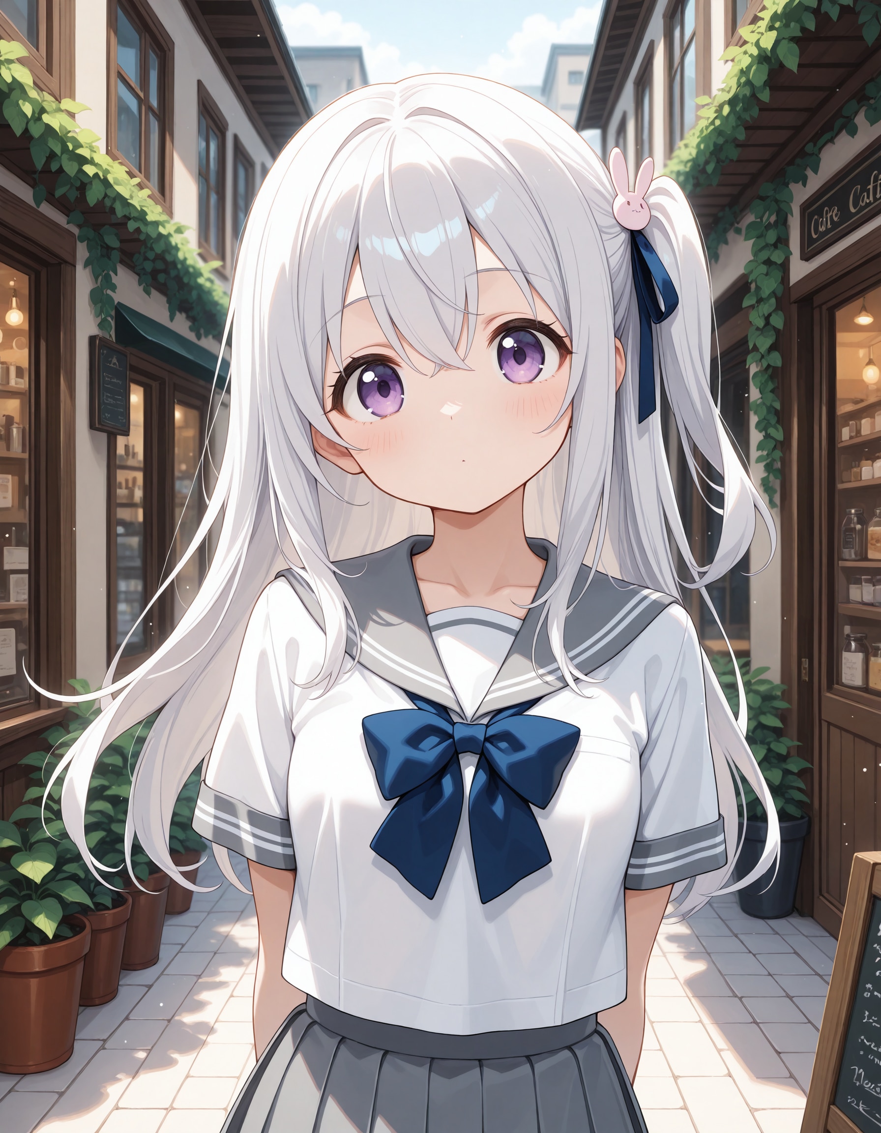 セーラー服たれ目ちゃん | の人気AIイラスト・グラビア