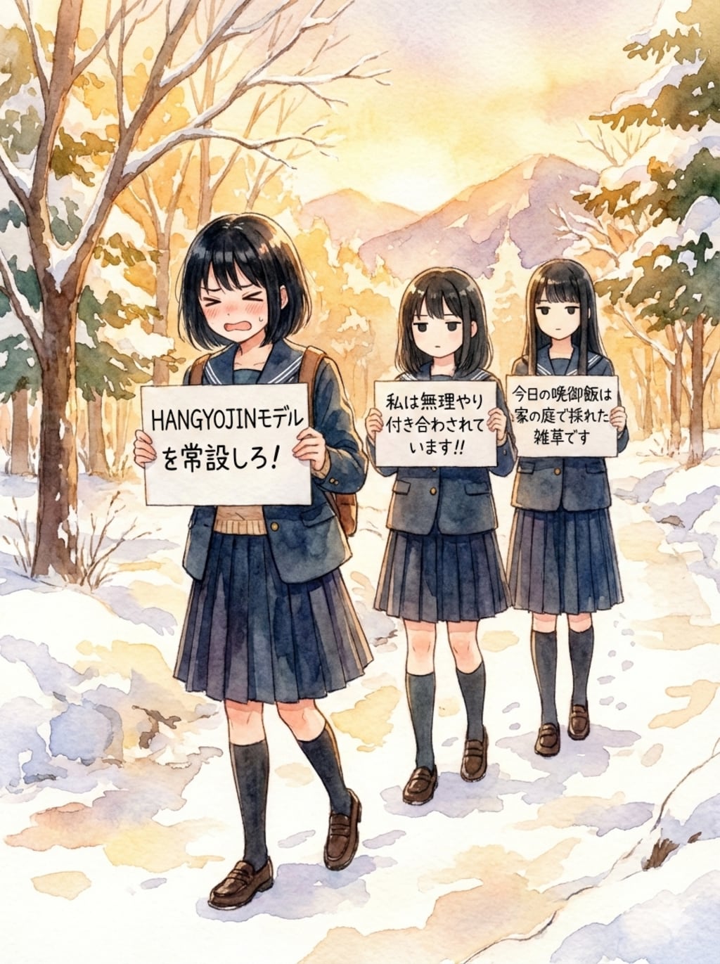 ずっと前を歩いててね