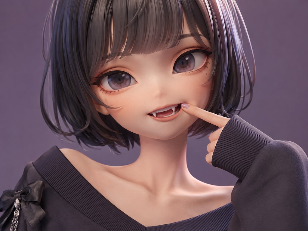 3DCG風を練習中