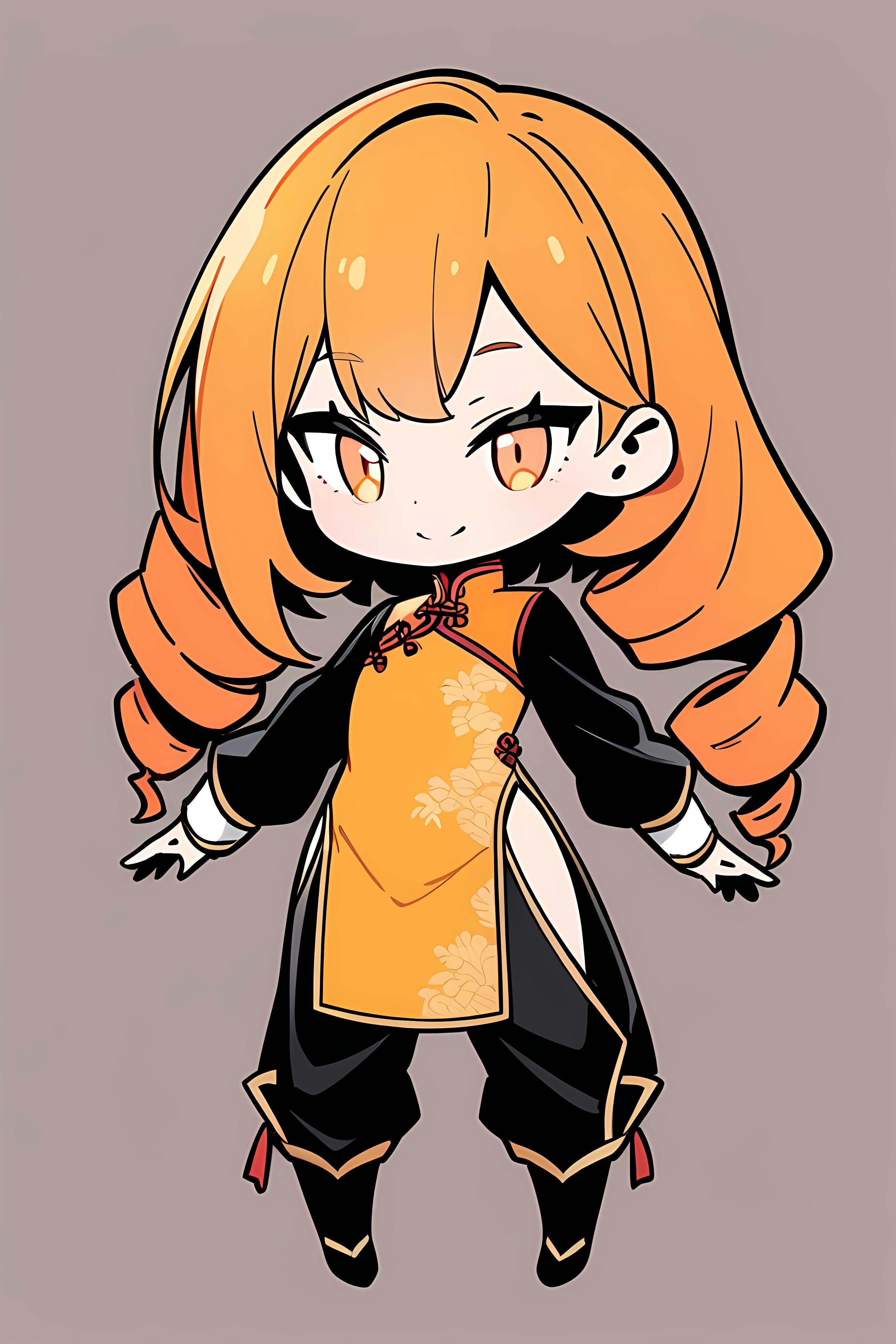 橙髪ちゃん