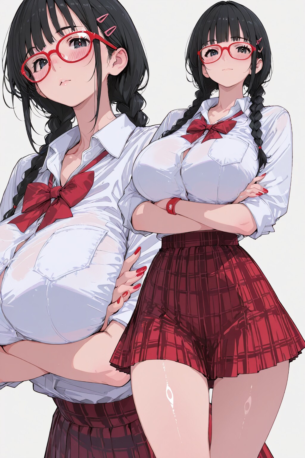 巨乳メガネ娘