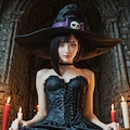 ハロウィンの魔女 3枚目