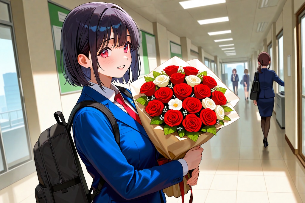 転勤する先生に、みんなからの贈り物