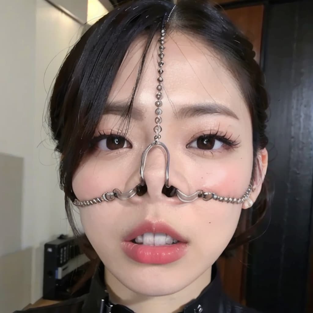 鼻フック美女 2
