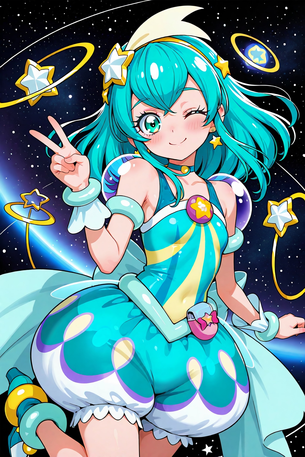 キュアミルキー誕生日イラスト
