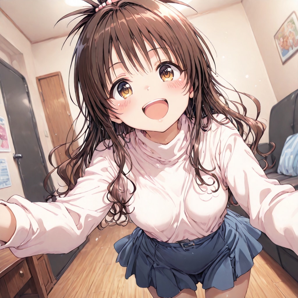 私服でまったり美柑