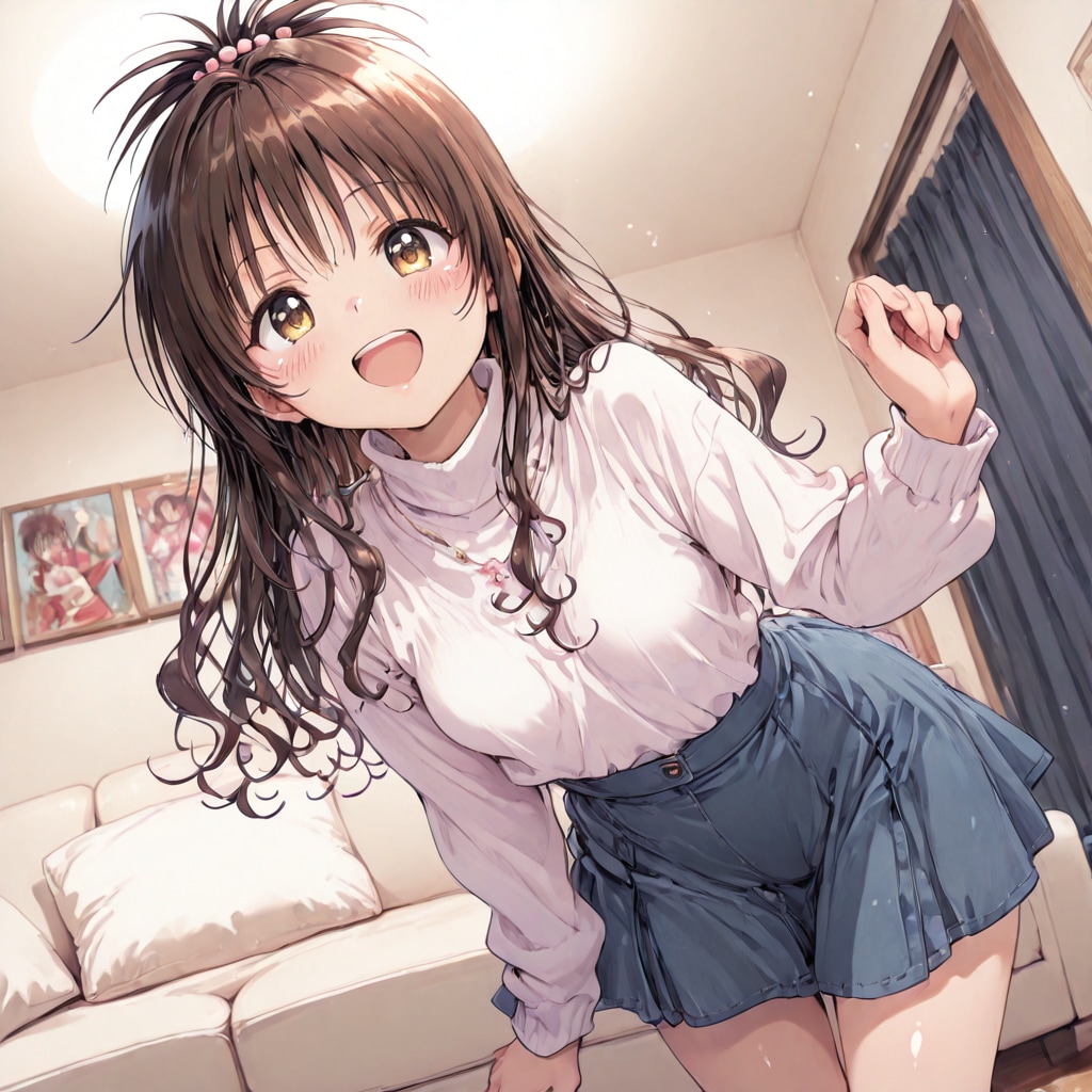 私服でまったり美柑