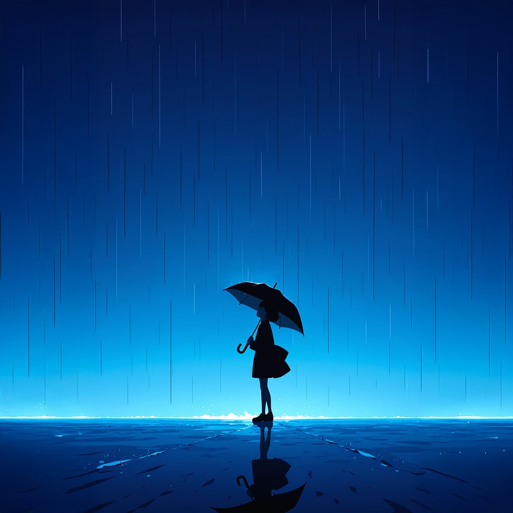 夜の雨
