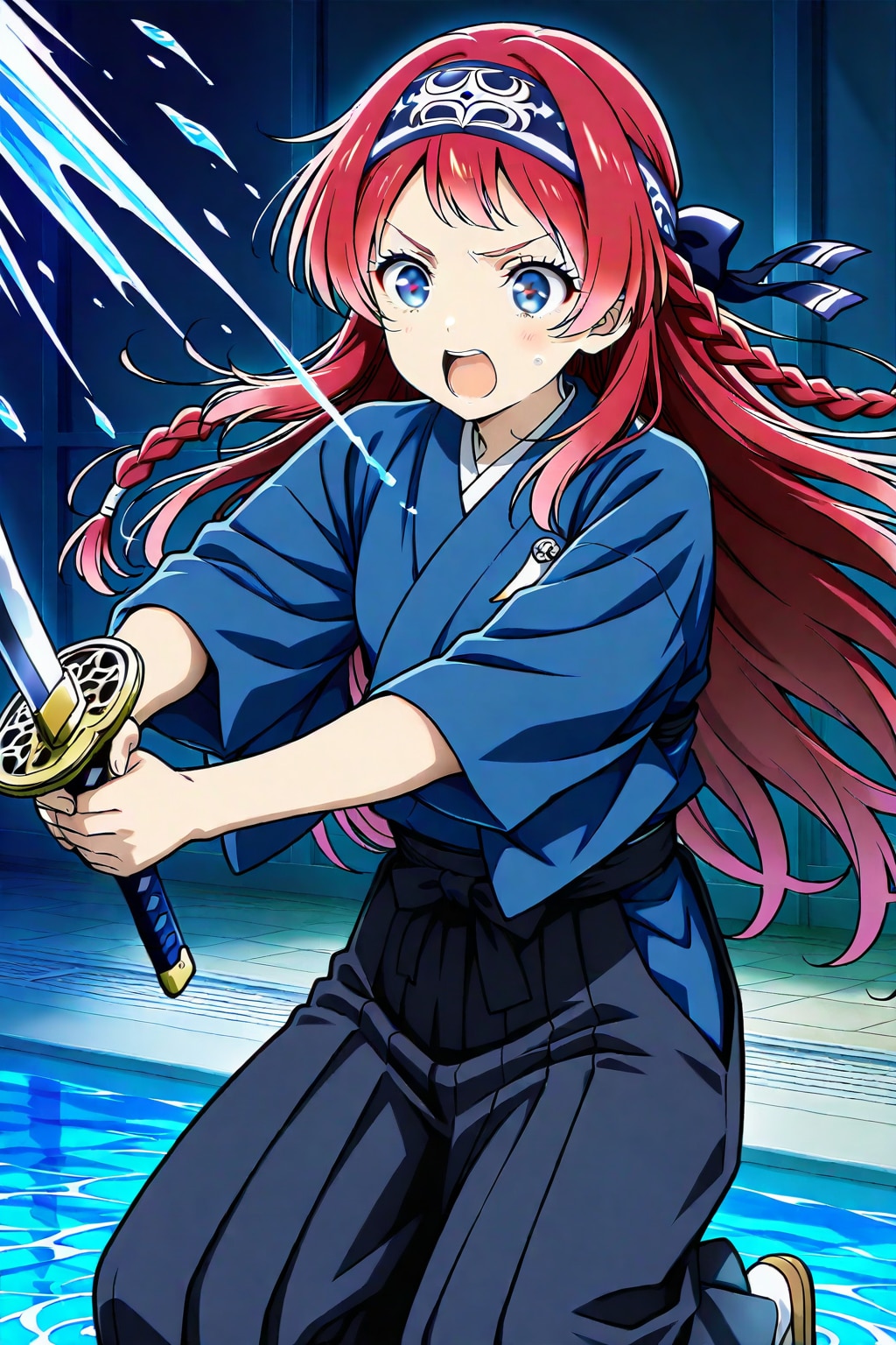 赤上流太刀の奥義・水刃