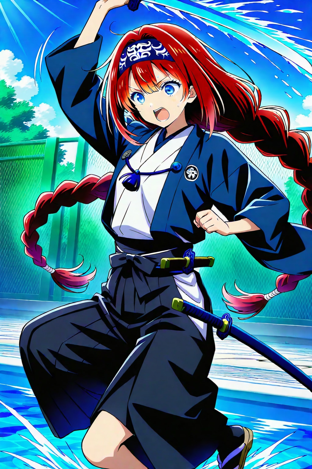 赤上流太刀の奥義・水刃