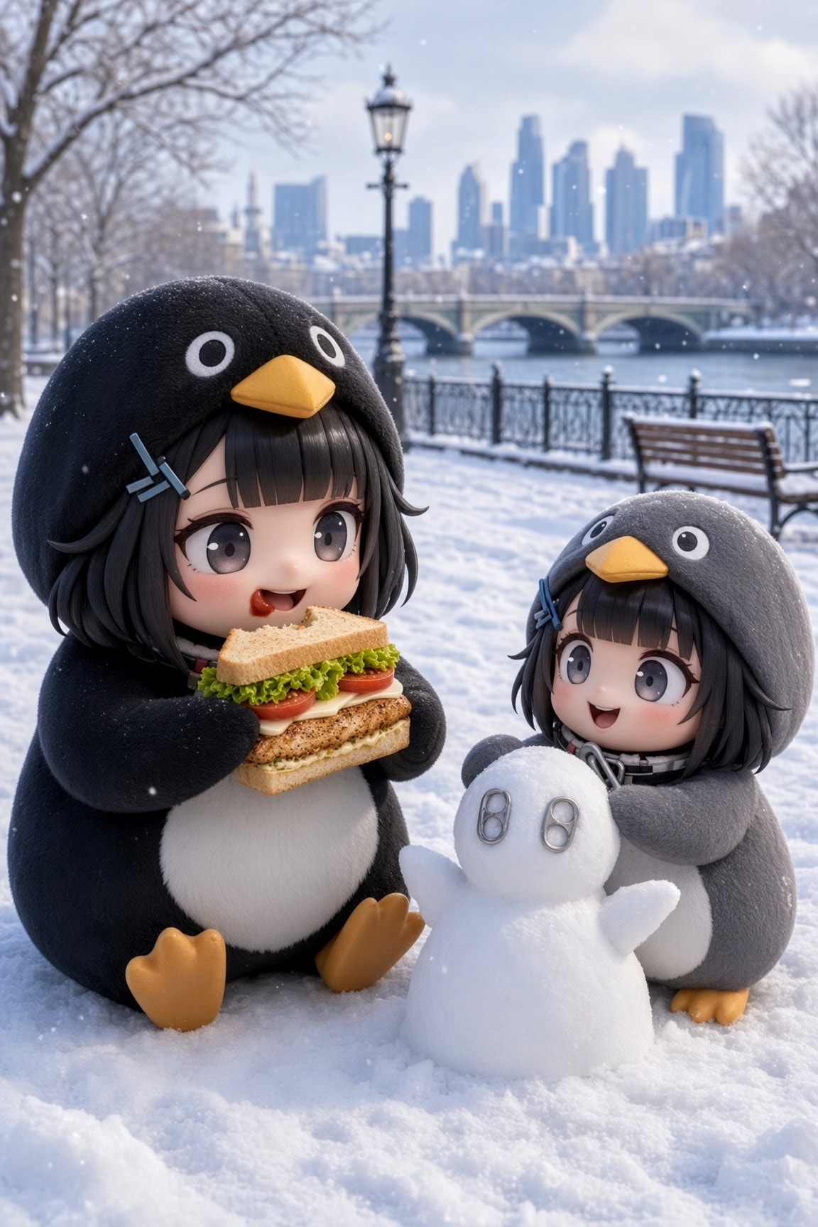 ググガガの雪遊び | の人気AIイラスト・グラビア