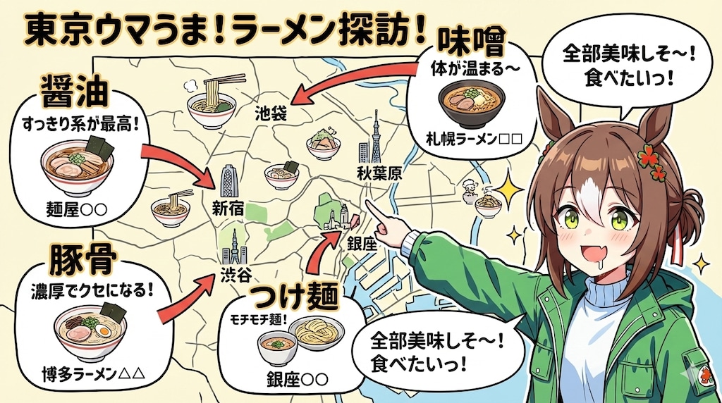 ファイン殿下おススメ？東京のうまいラーメン店♪（日本語版＆訪日外国人観光客向け版）