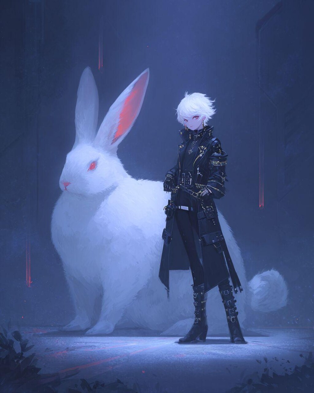 パンクとウサギ