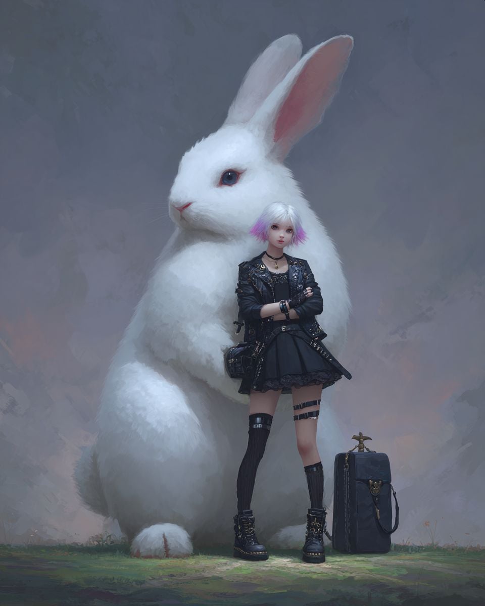 パンクとウサギ | の人気AIイラスト・グラビア