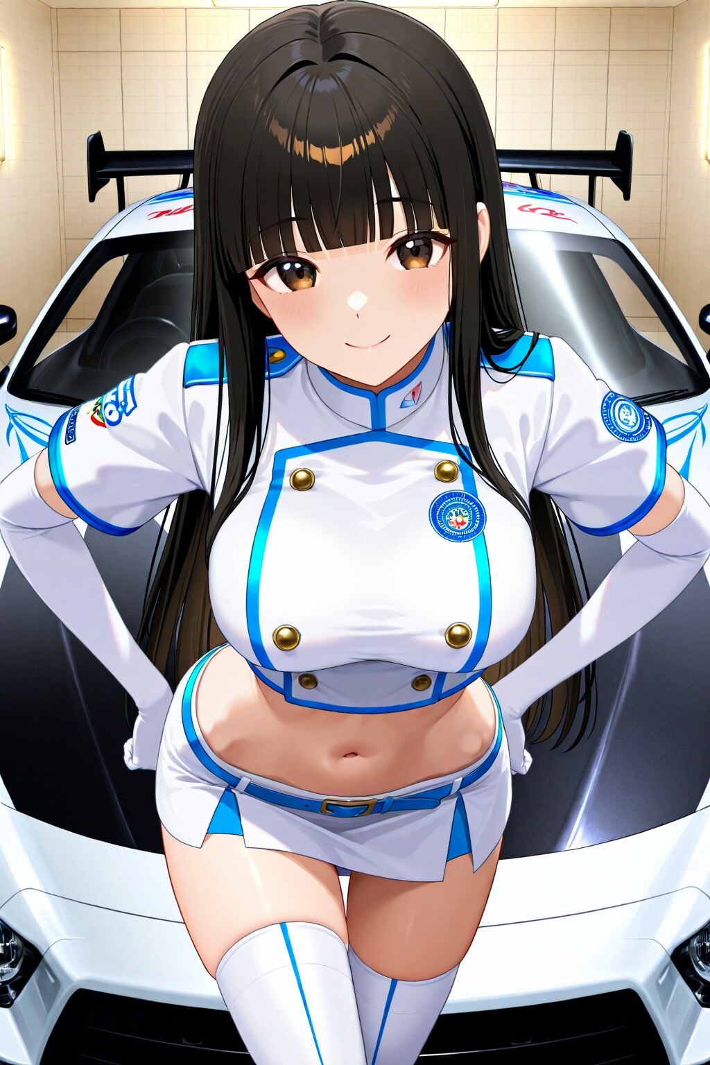 モーターショーのサキちゃん