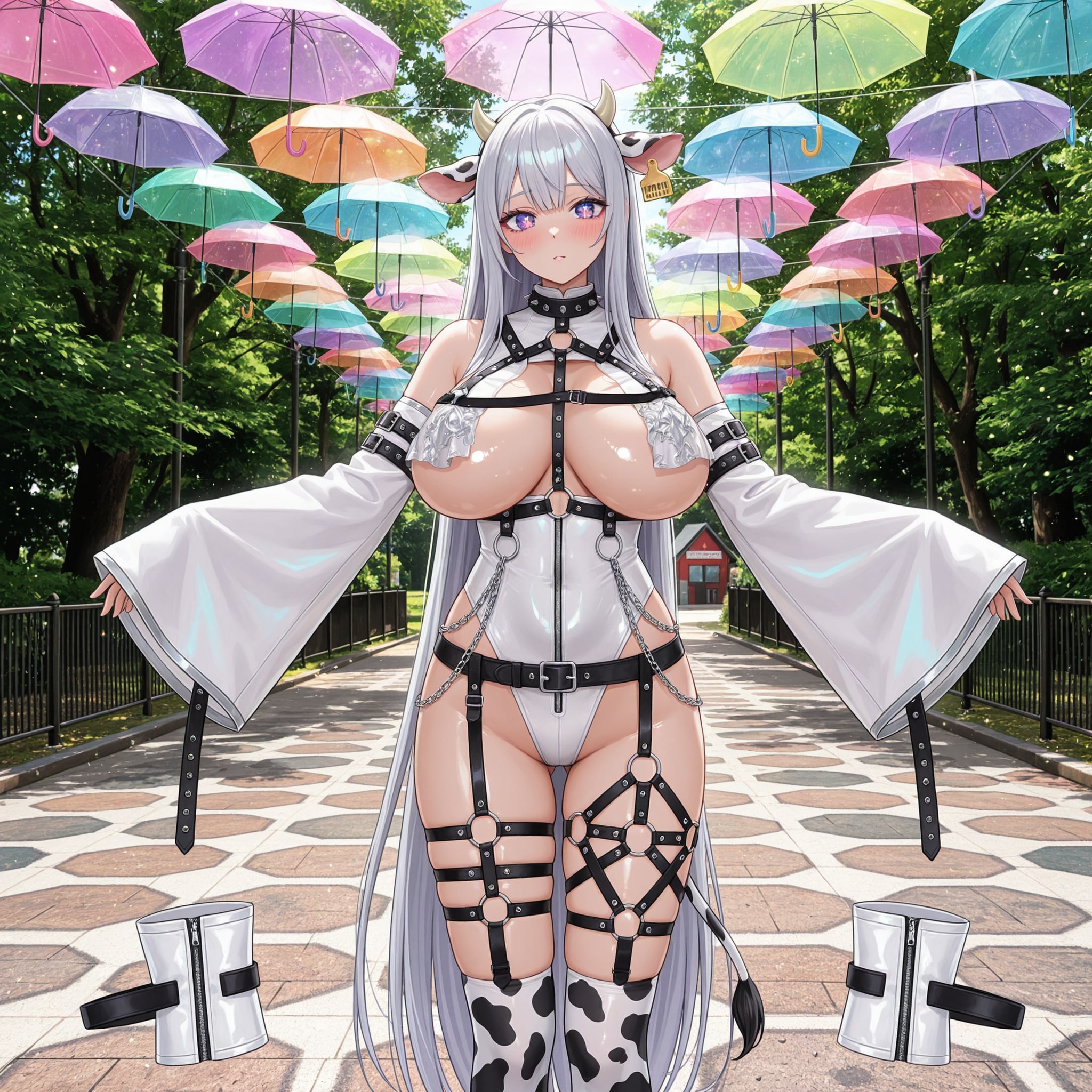 傘とガーターベルト