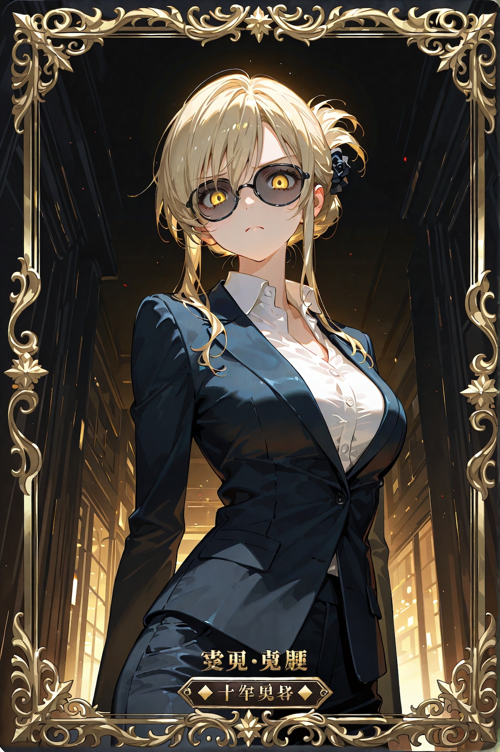 おしくらカード/眼鏡：レーネ、眼鏡の凝視者